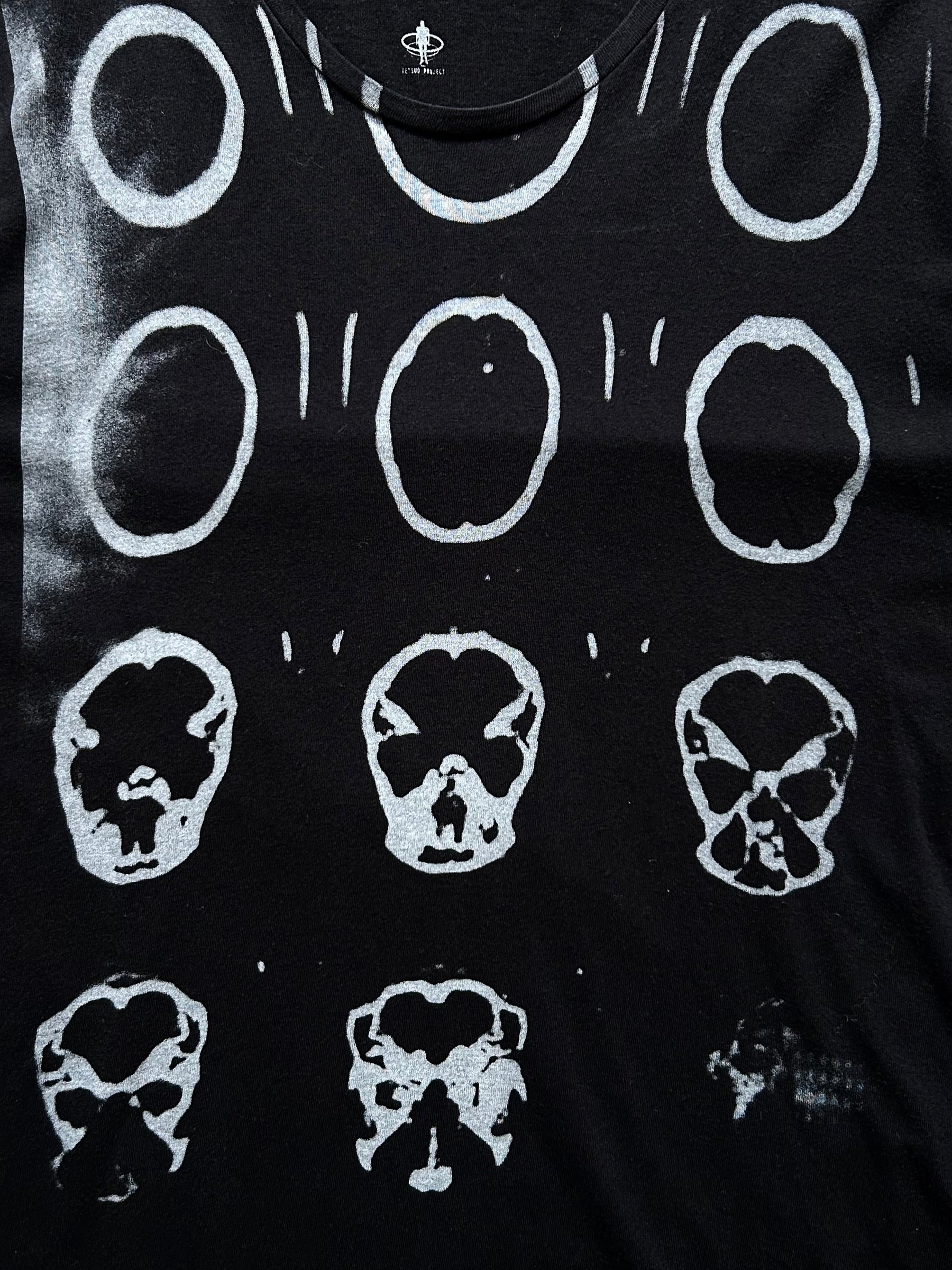JULIUS 10s Dark Skull Print Tee