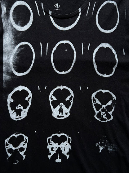 JULIUS 10s Dark Skull Print Tee