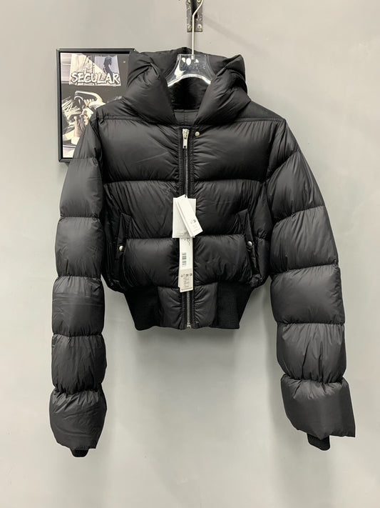 Rick Owens Hooded Puffer Jacket Black