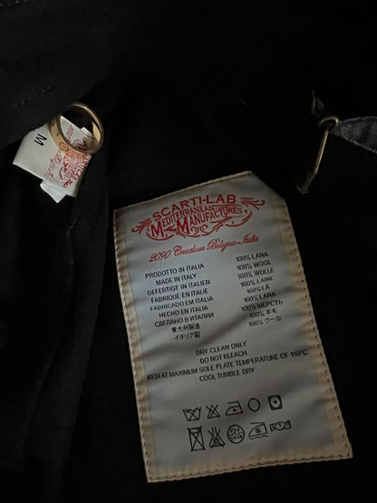 italian wool jacket with black color