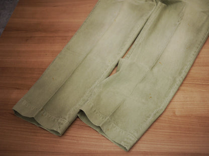visvim chino pants damaged light green