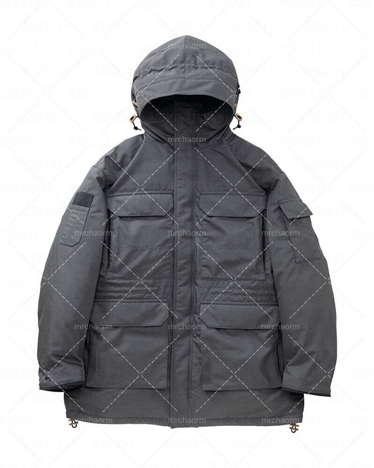 visvim krupa down jacket with four pockets
