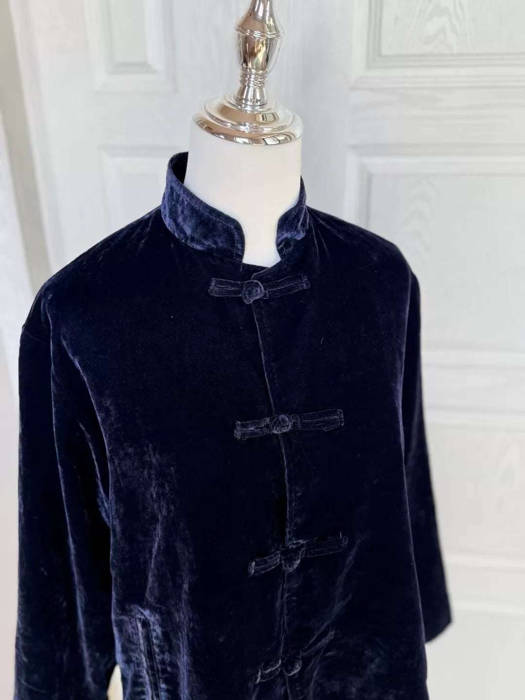 Needles Mandarin Button Velvet Coat