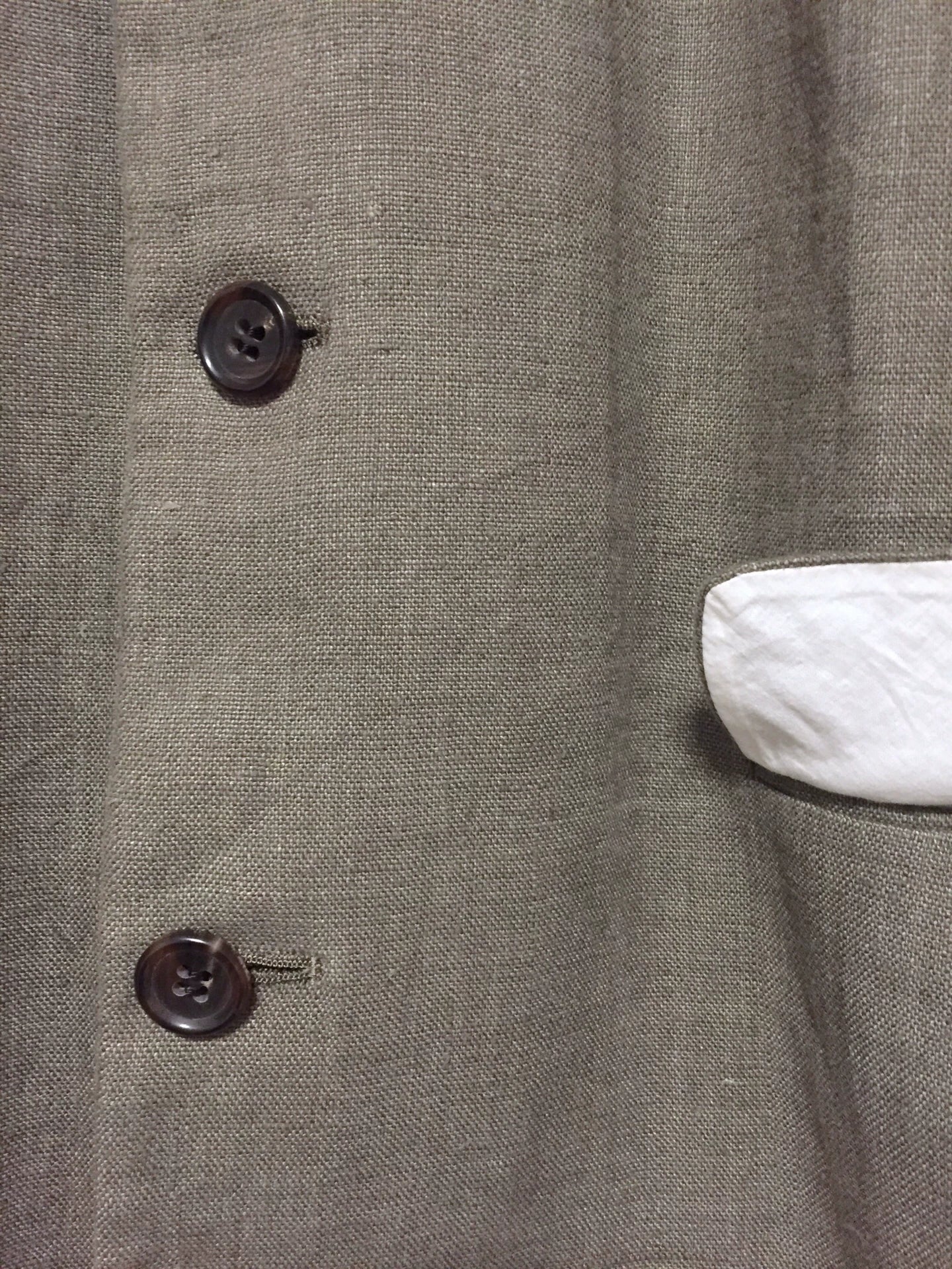COMME des GARCONS Homme Green Linen Blazer