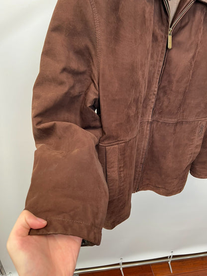 YVESSAINTLAURENT vintage Jacket with Leather Details