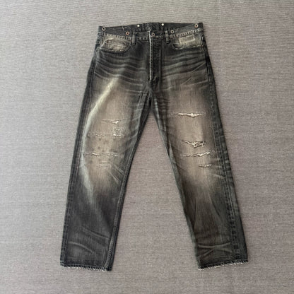 madness 23aw black denim jeans