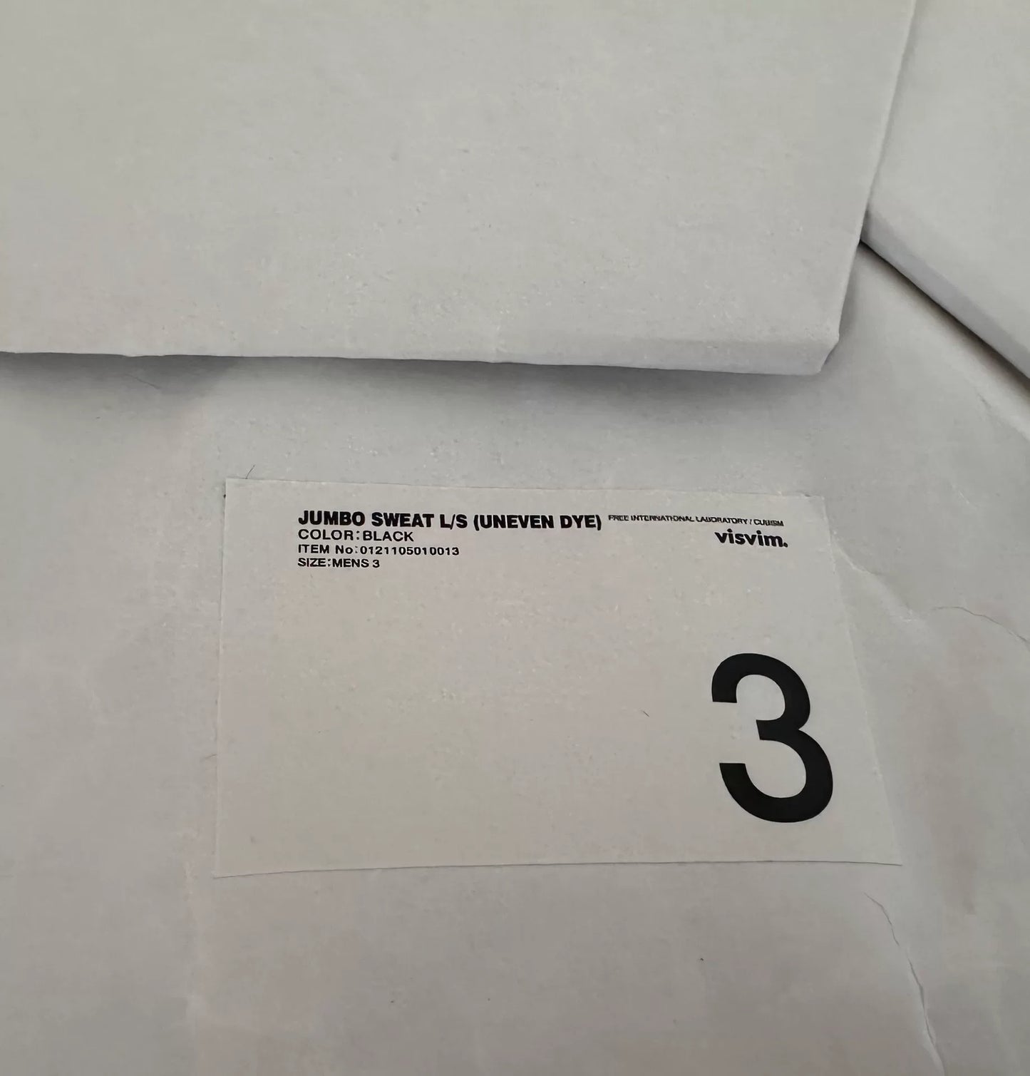 visvim jumbo sweat uneven dye sweatshirt