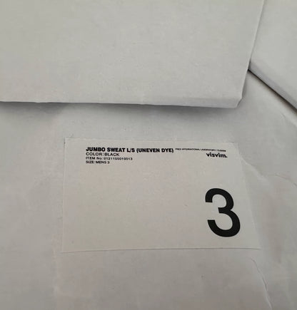 visvim jumbo sweat uneven dye sweatshirt