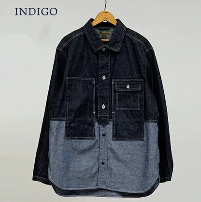 Nigel Cabourn Utility Vintage Denim Shirt