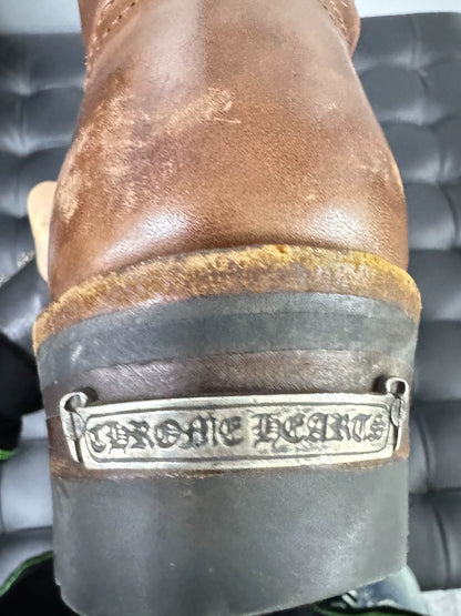 Chrome Hearts Wesco Brown Engineer Boots