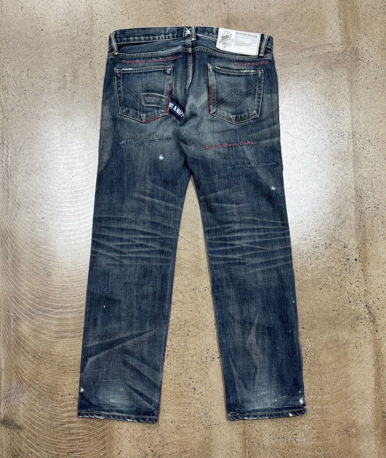 NEIGHBORHOOD 09ex Red Anchor Jeans