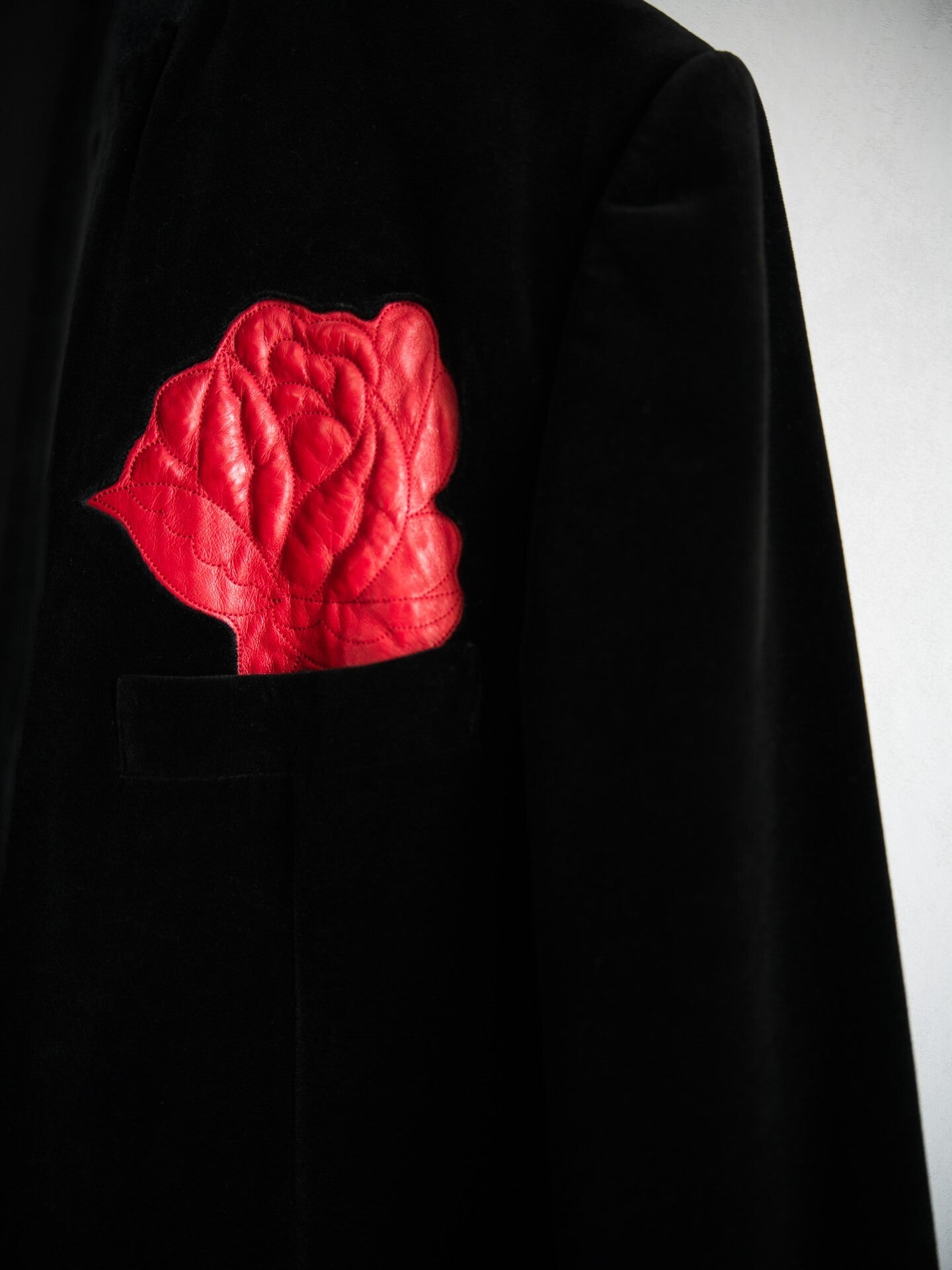 Yohji Yamamoto Velvet Rose Jacket