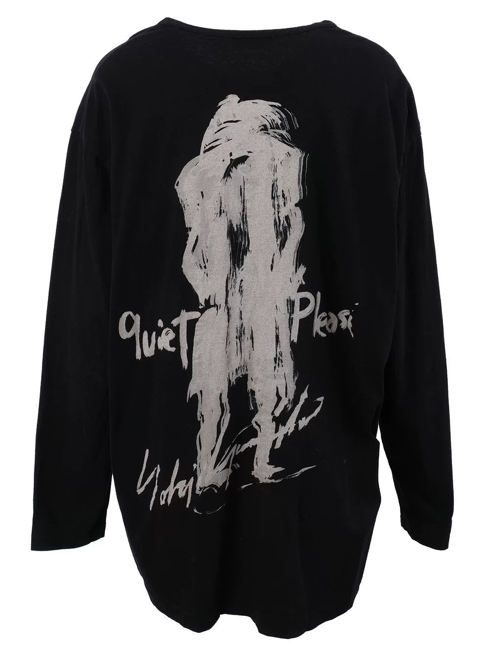 YOHJI YAMAMOTO Printed Long Sleeve Top