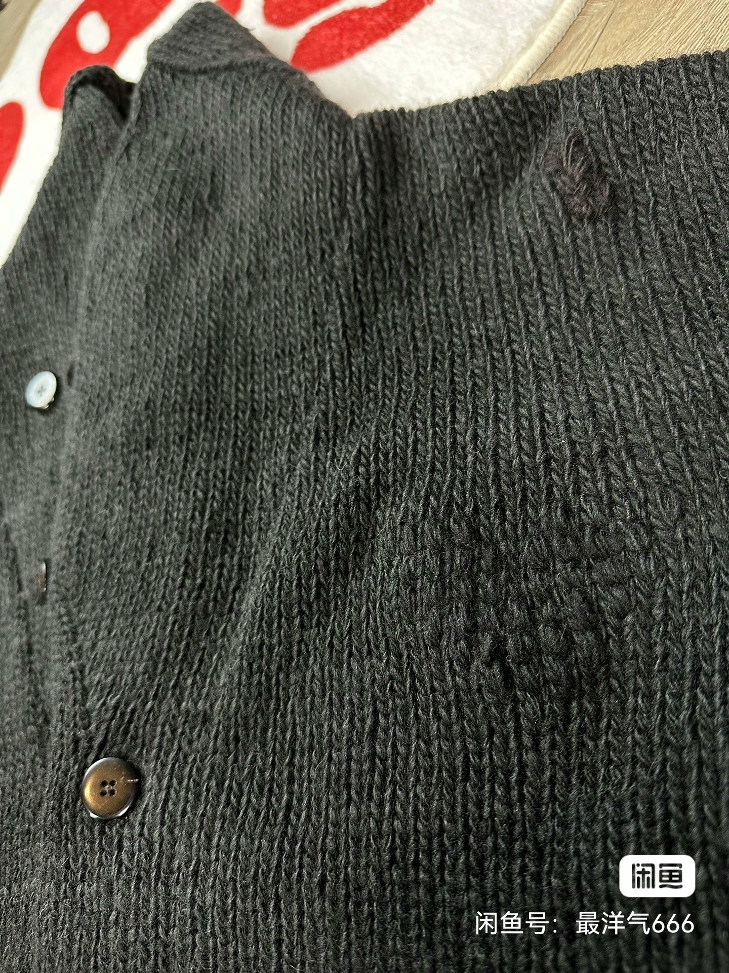 visvim hand knit cardigan with unique patterns