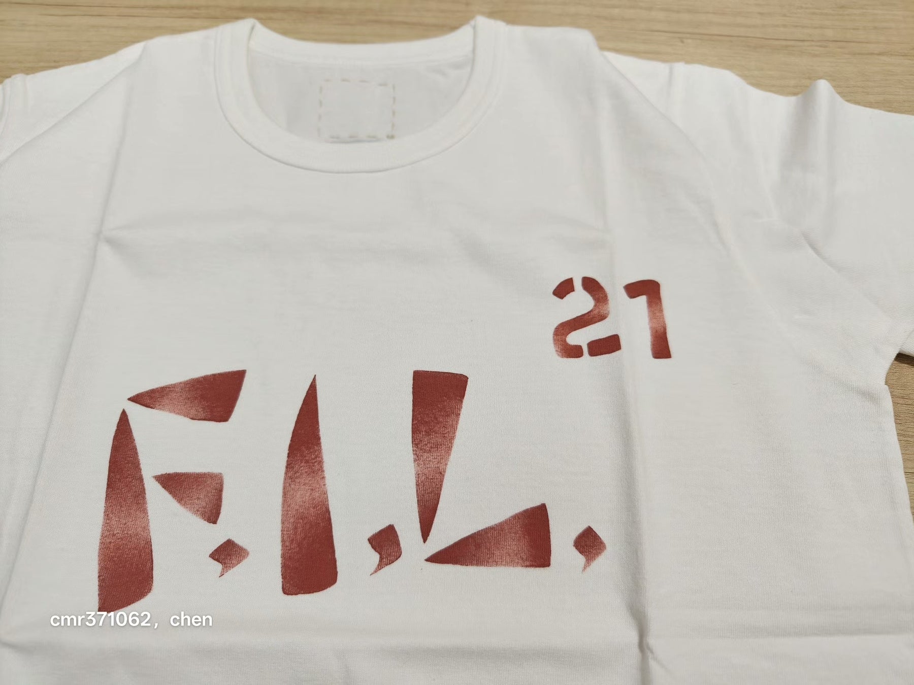 visvim 16AW Spot Stencil Crew S/S
