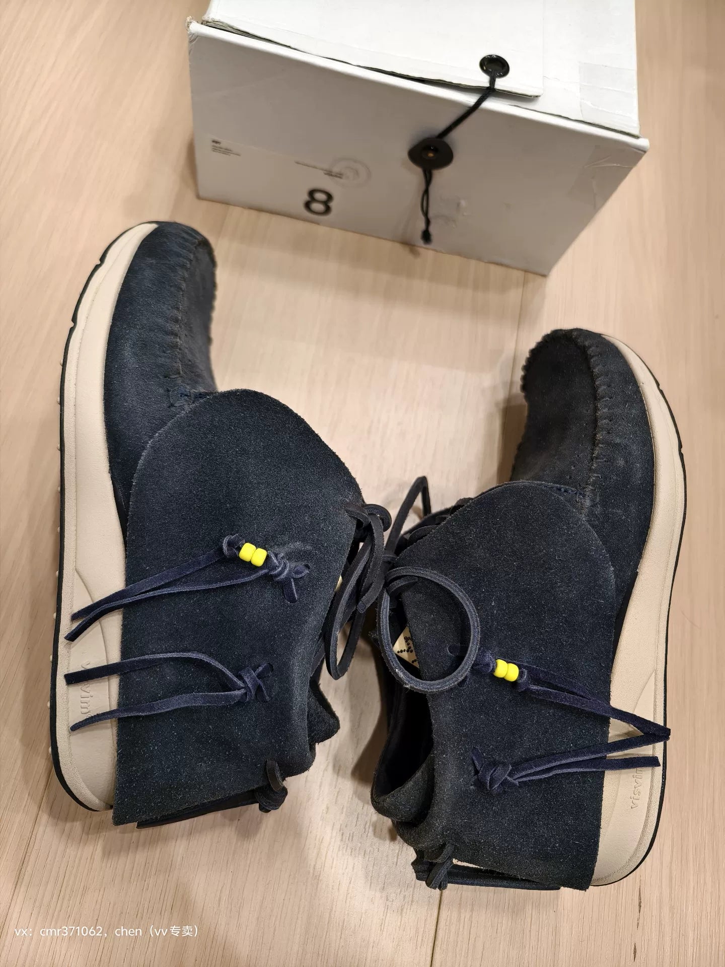 VISVIM 19SS FBT Navy Low-Top Sneakers