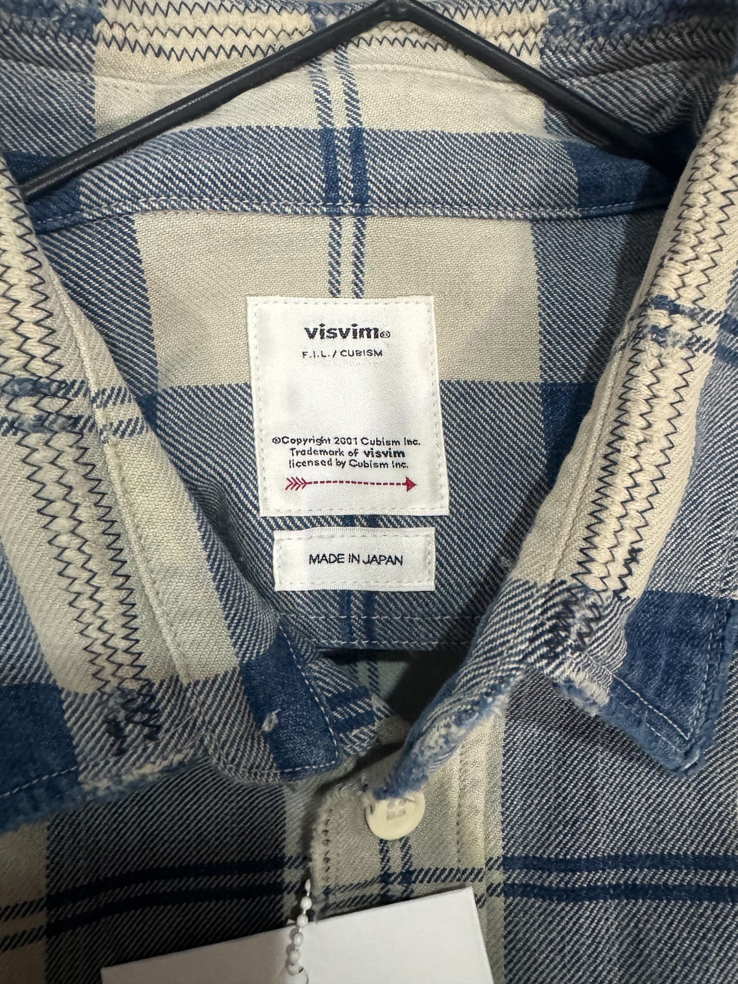 VISVIM 21SS Lumber Check Distressed Shirt