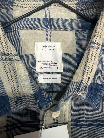 VISVIM 21SS Lumber Check Distressed Shirt