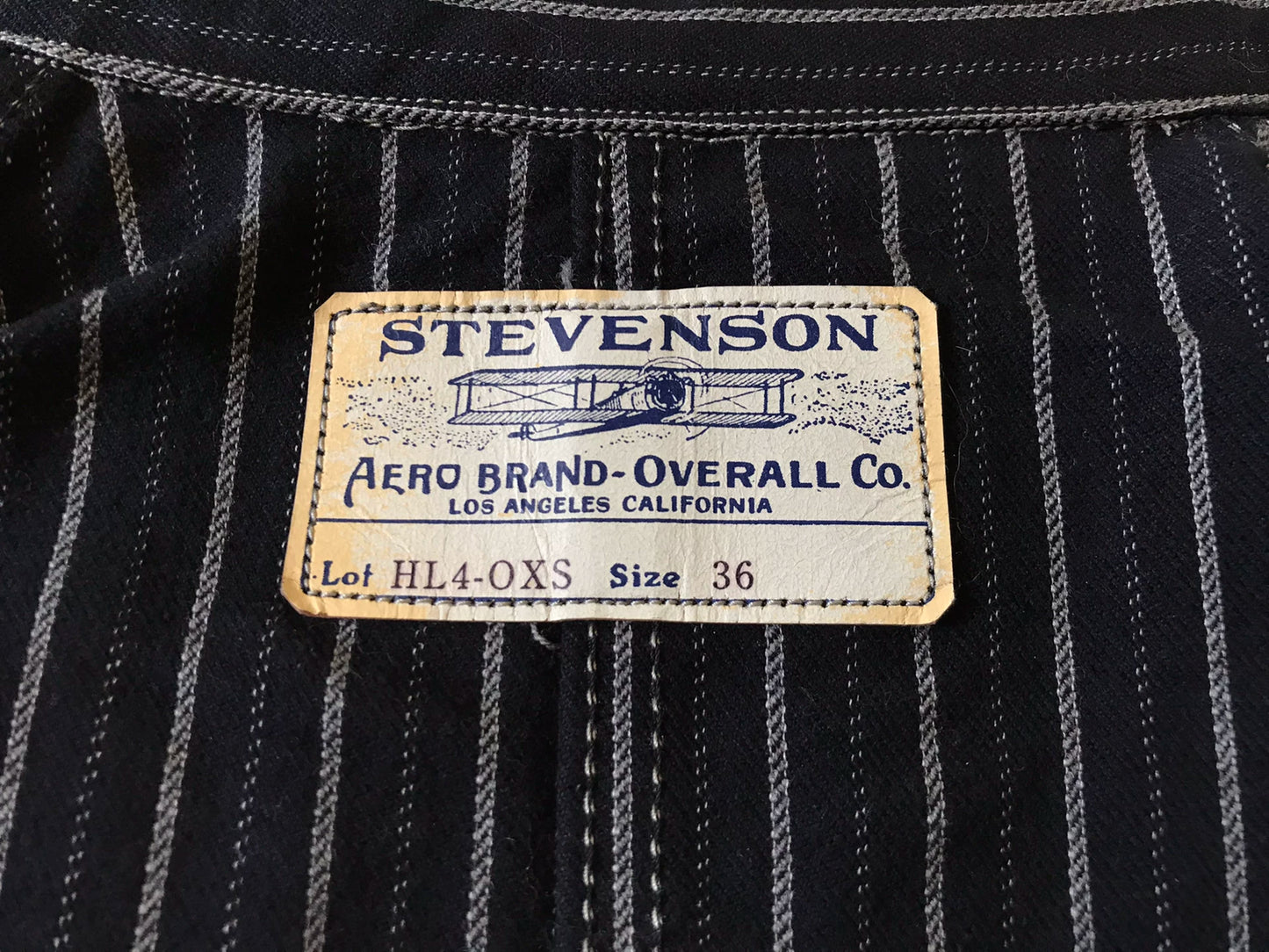 Stevenson Overall Japanese Striped Work Jacket