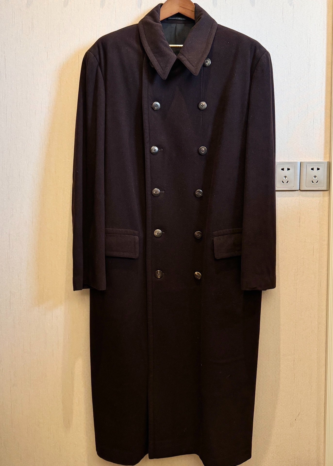 Yohji Yamamoto 92AW Red Double-Breasted Coat