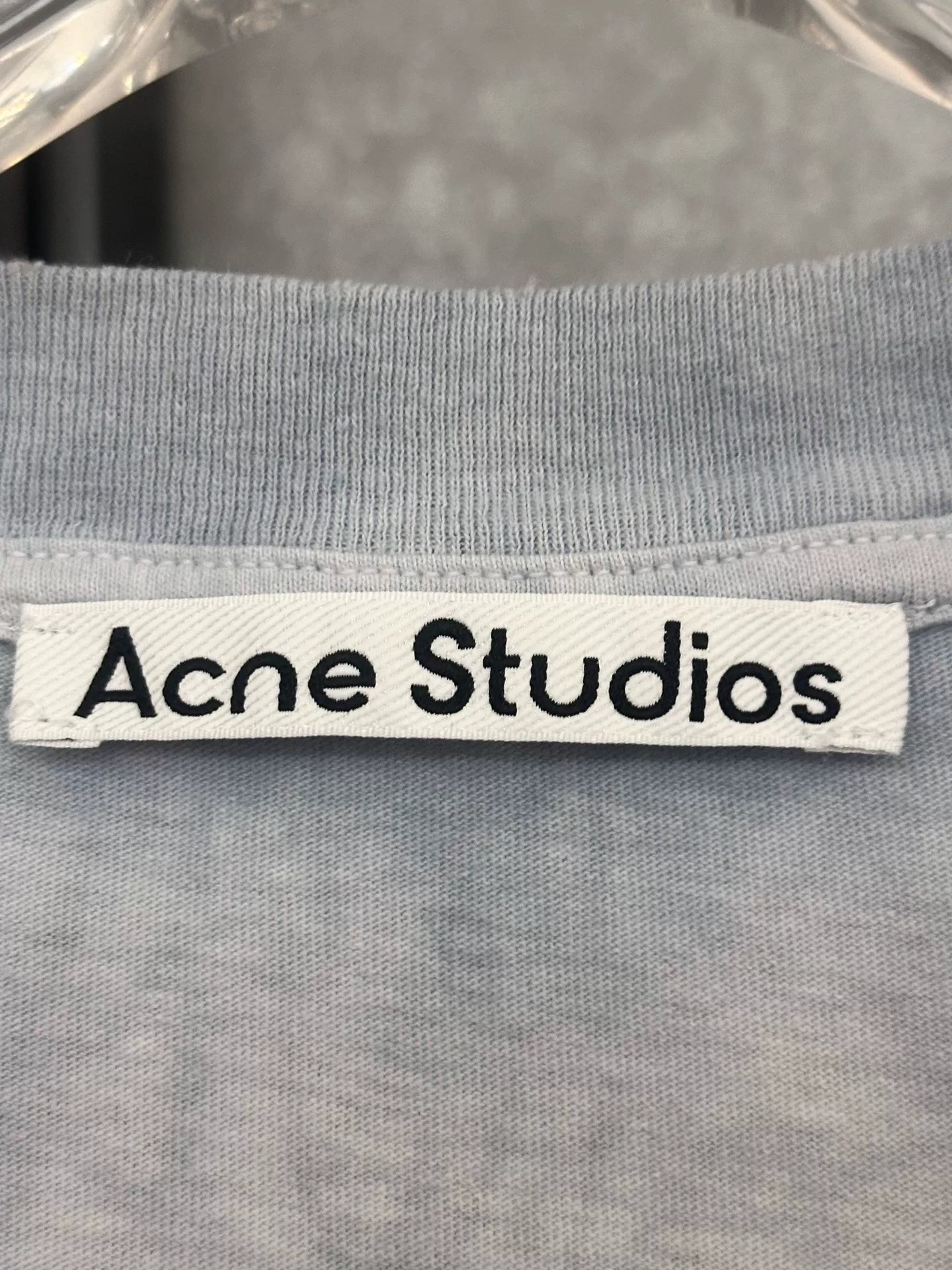 acne studios 1996 blue tie-dye t-shirt