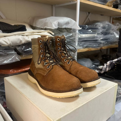 visvim camel boots with perfect leather condition
