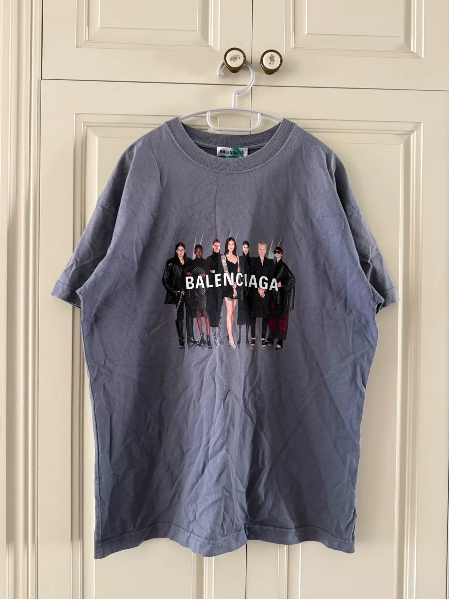 balenciaga short sleeve graphic t-shirt size s