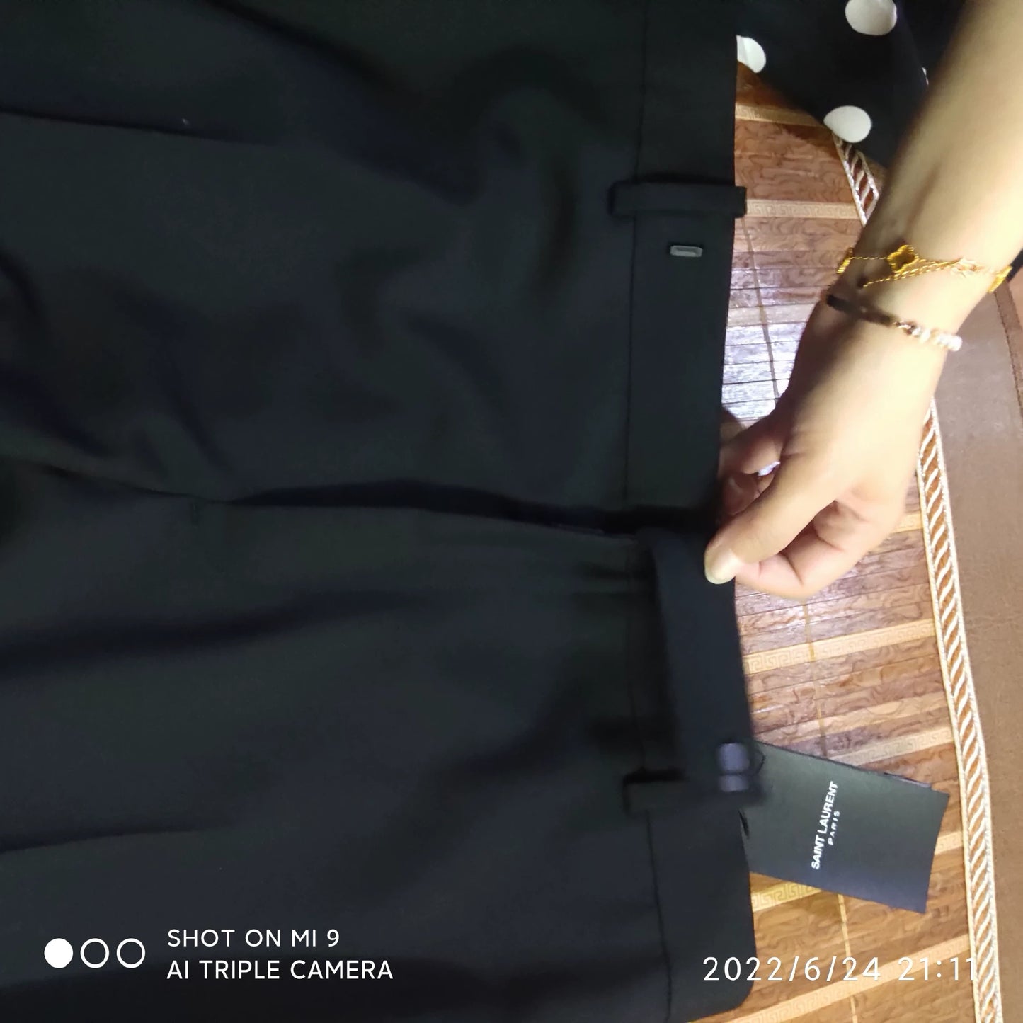 Saint Laurent Hedi Period Cigarette Trousers