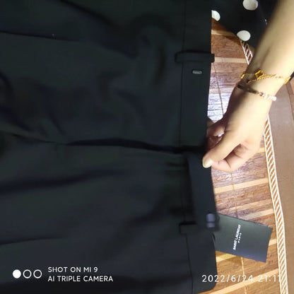 Saint Laurent Hedi Period Cigarette Trousers