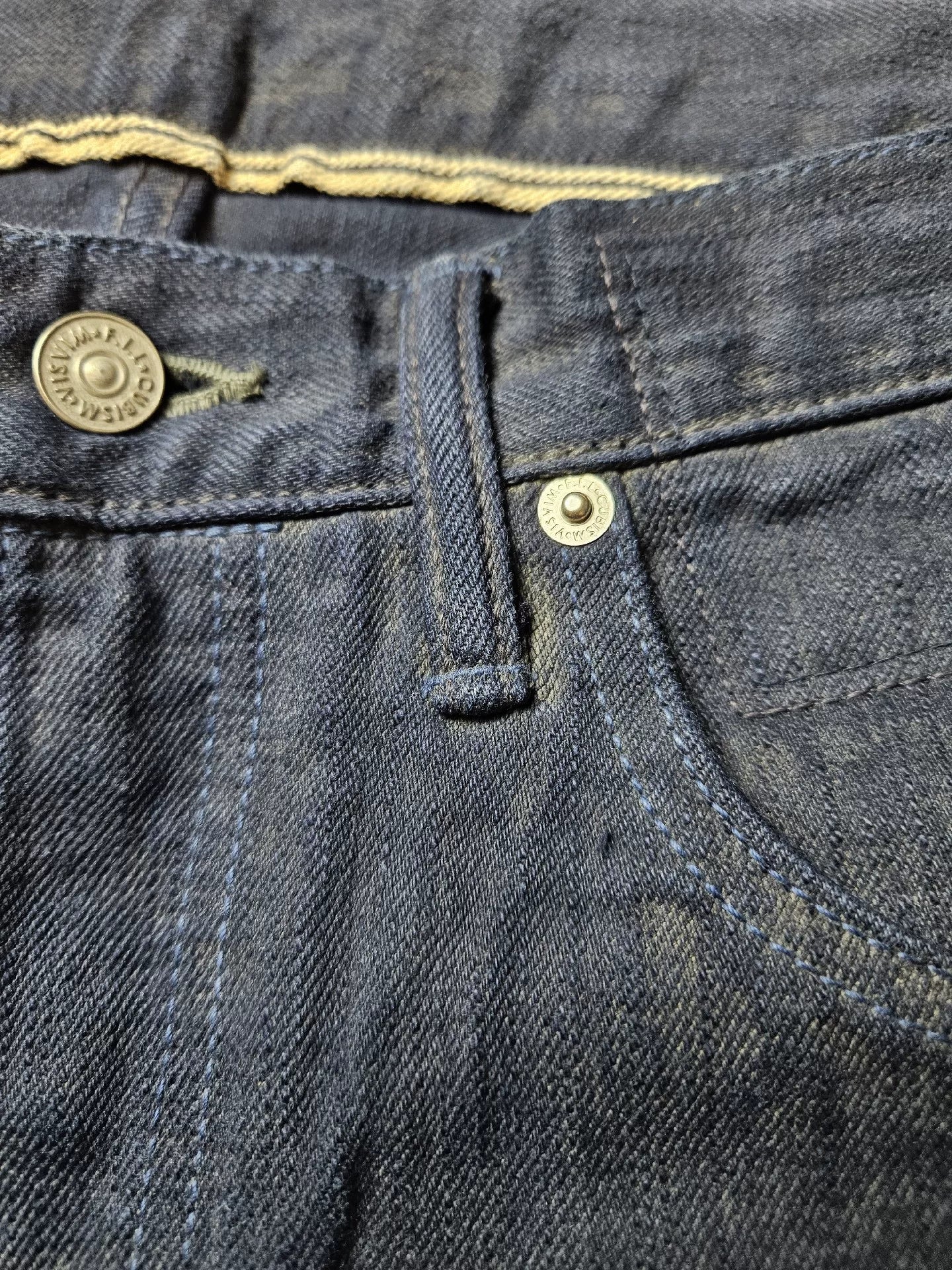 visvim indigo natural dye denim pants