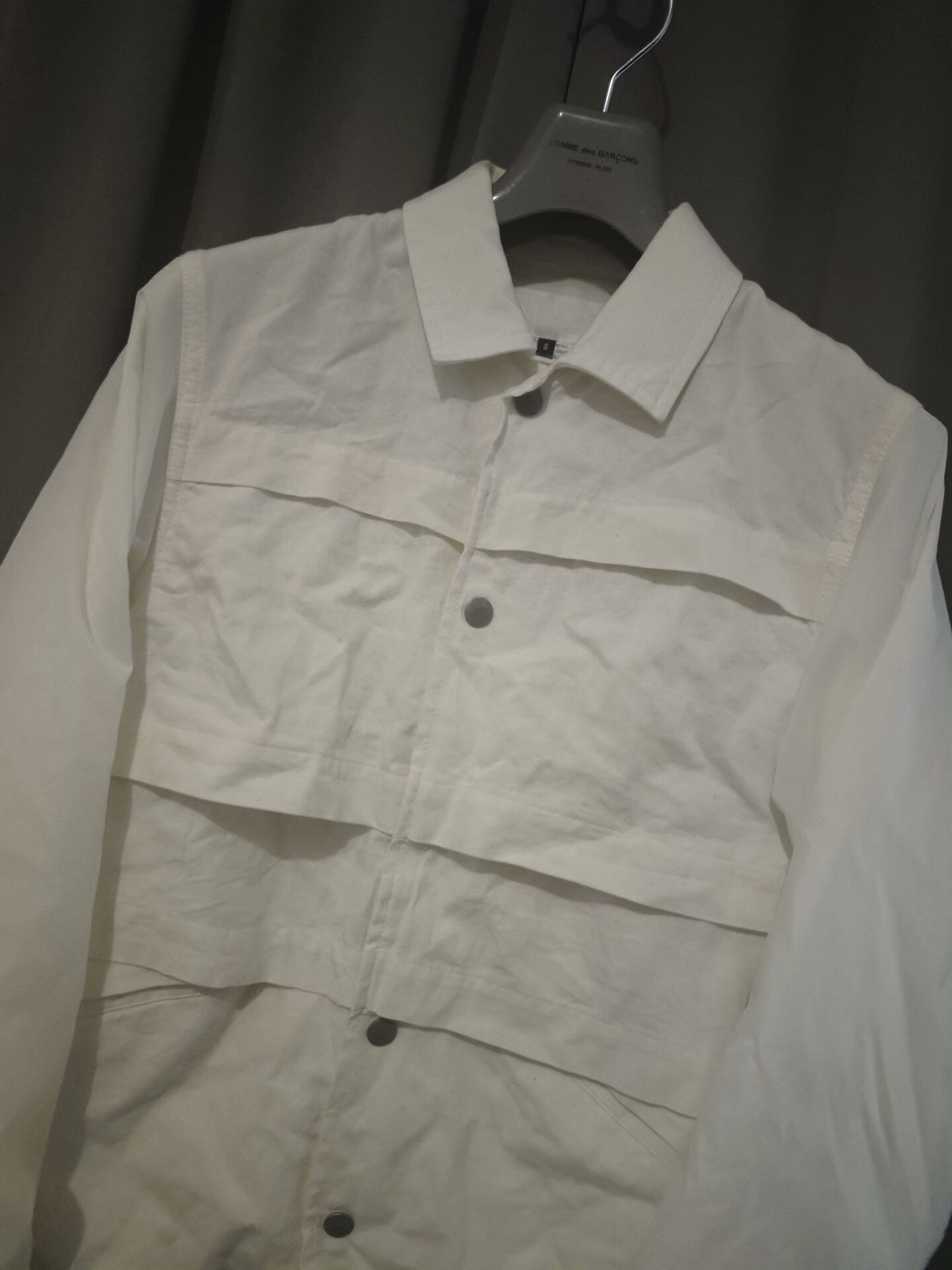 Comme des Garcons CDG patchwork pleated jacket