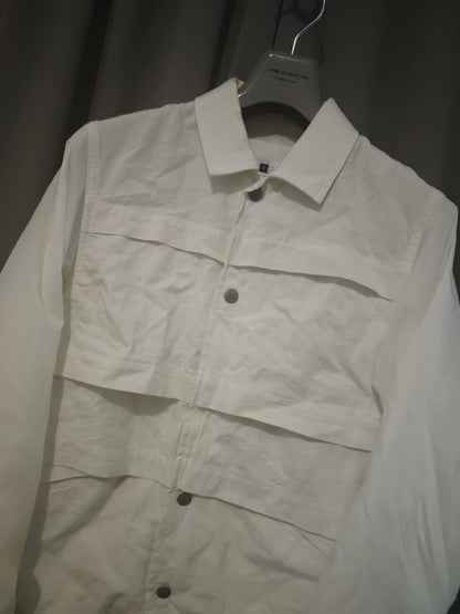 Comme des Garcons CDG patchwork pleated jacket
