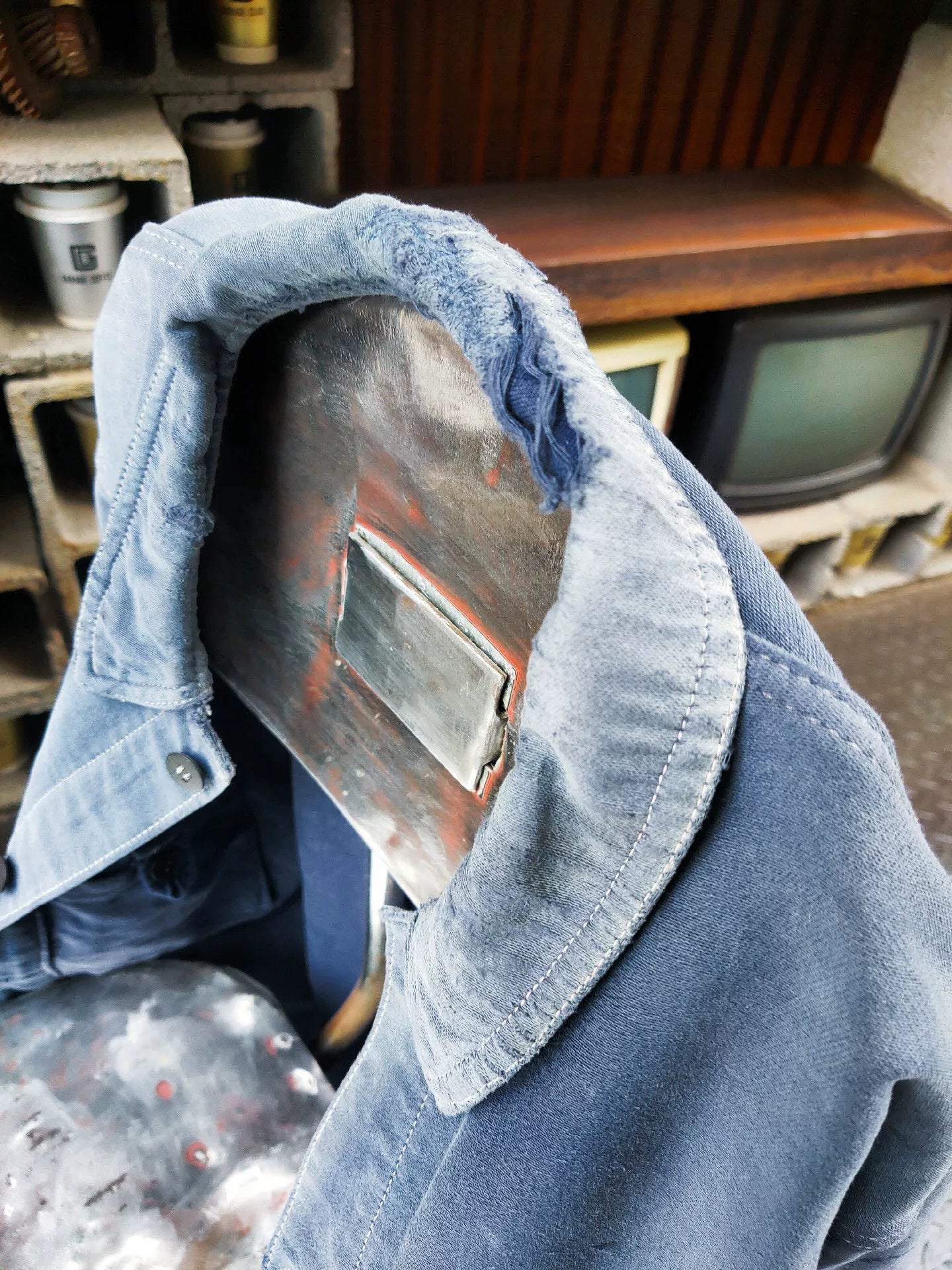 1940s French Moleskin Work Jacket