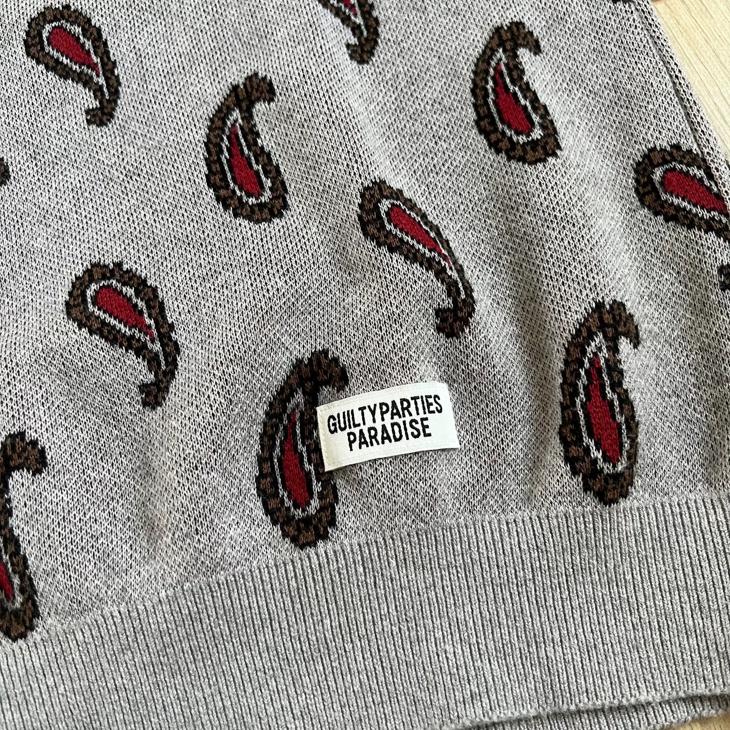 WACKO MARIA 21SS Leopard Knit Polo