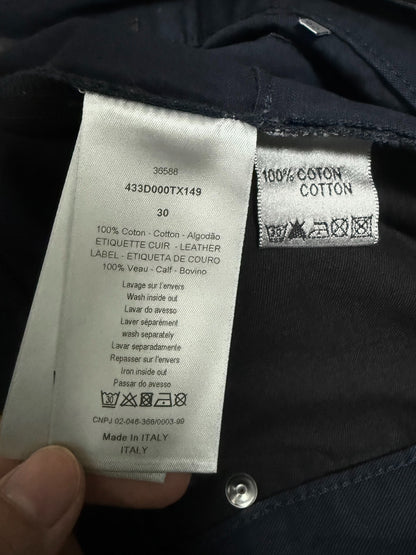 Dior Homme Coated Denim Pants for Spring