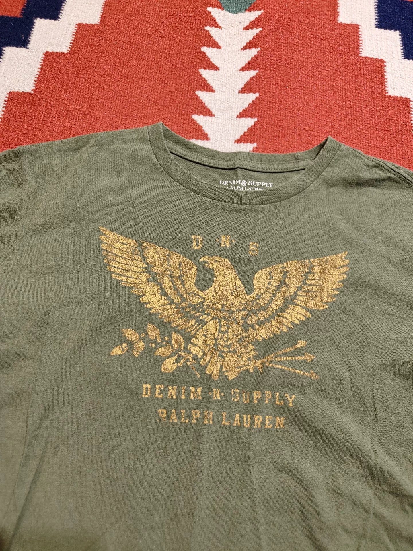 RL RRL Vintage Green Eagle T-Shirt