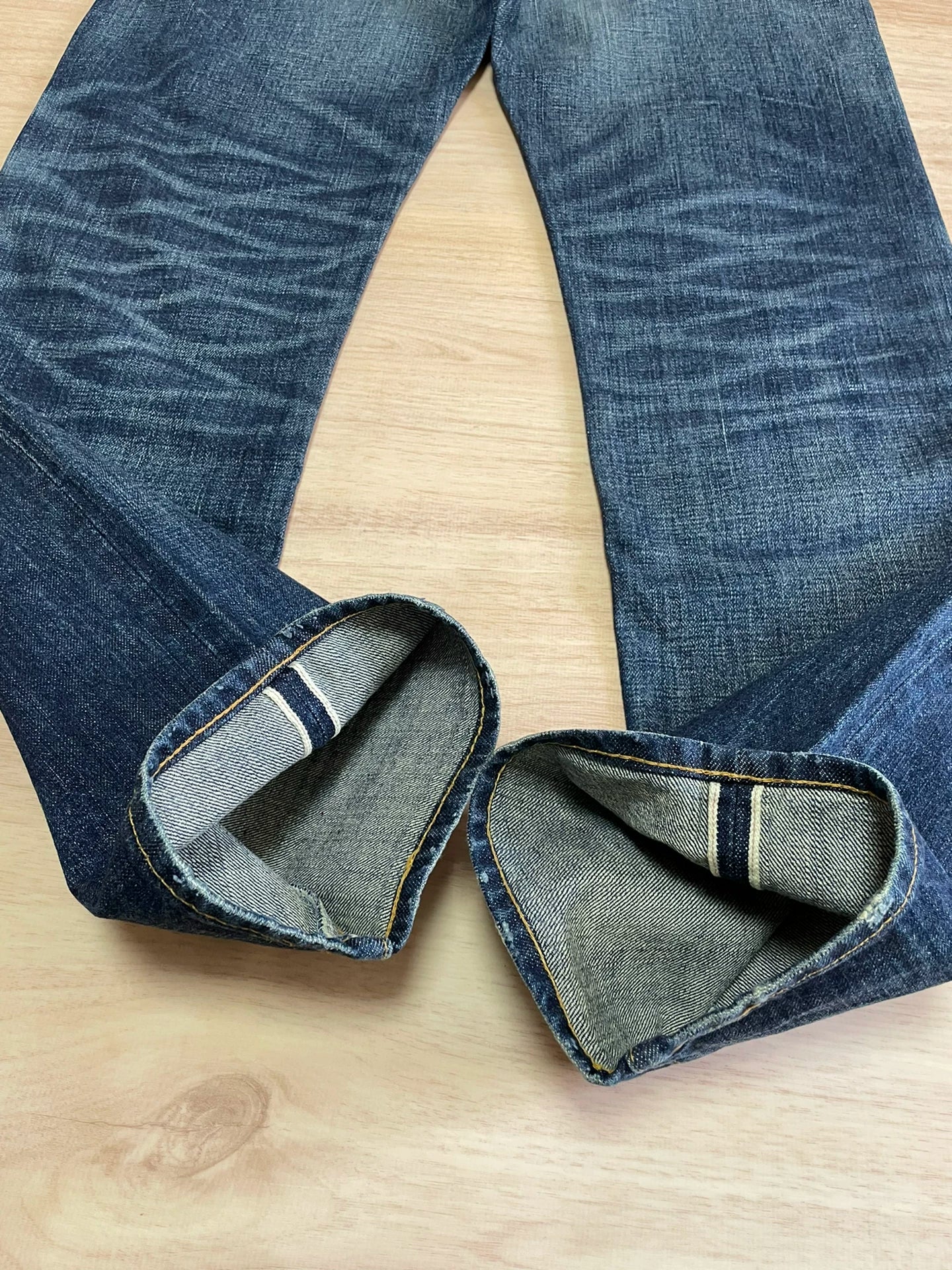 KAWS Washed Denim Pants in Excellent Condition