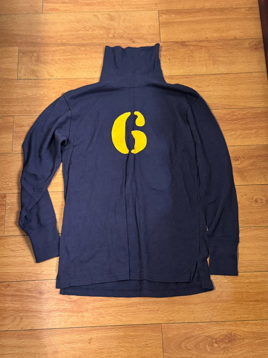 Vintage Navy Blue Long Sleeve T-Shirt