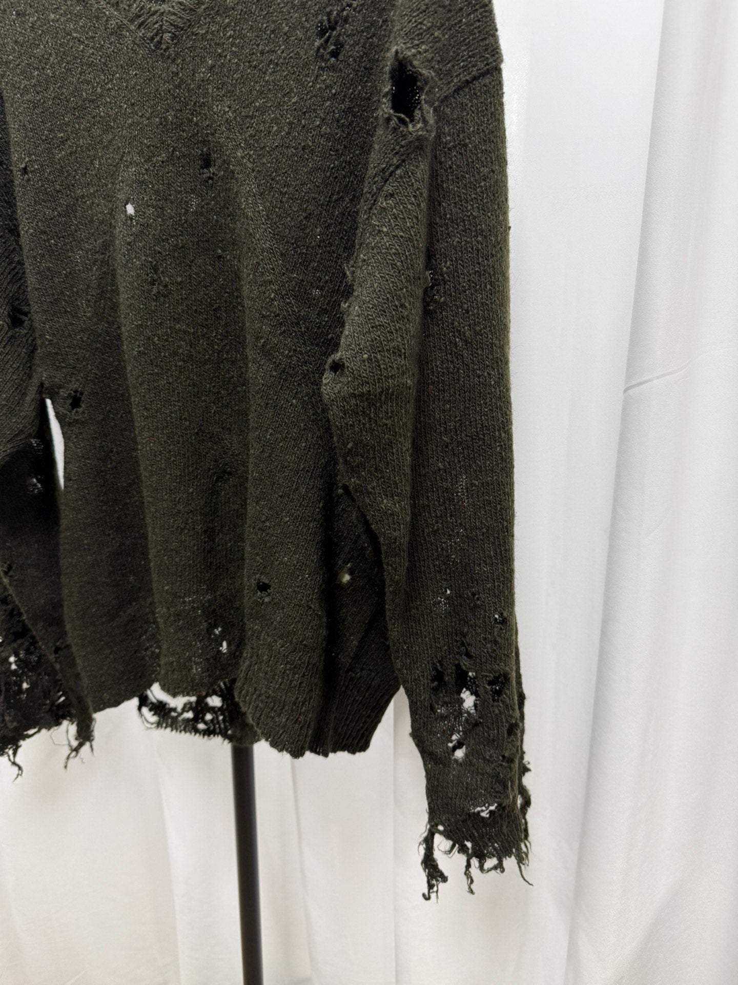 Comme des Garcons Homme 90s Distressed Sweater