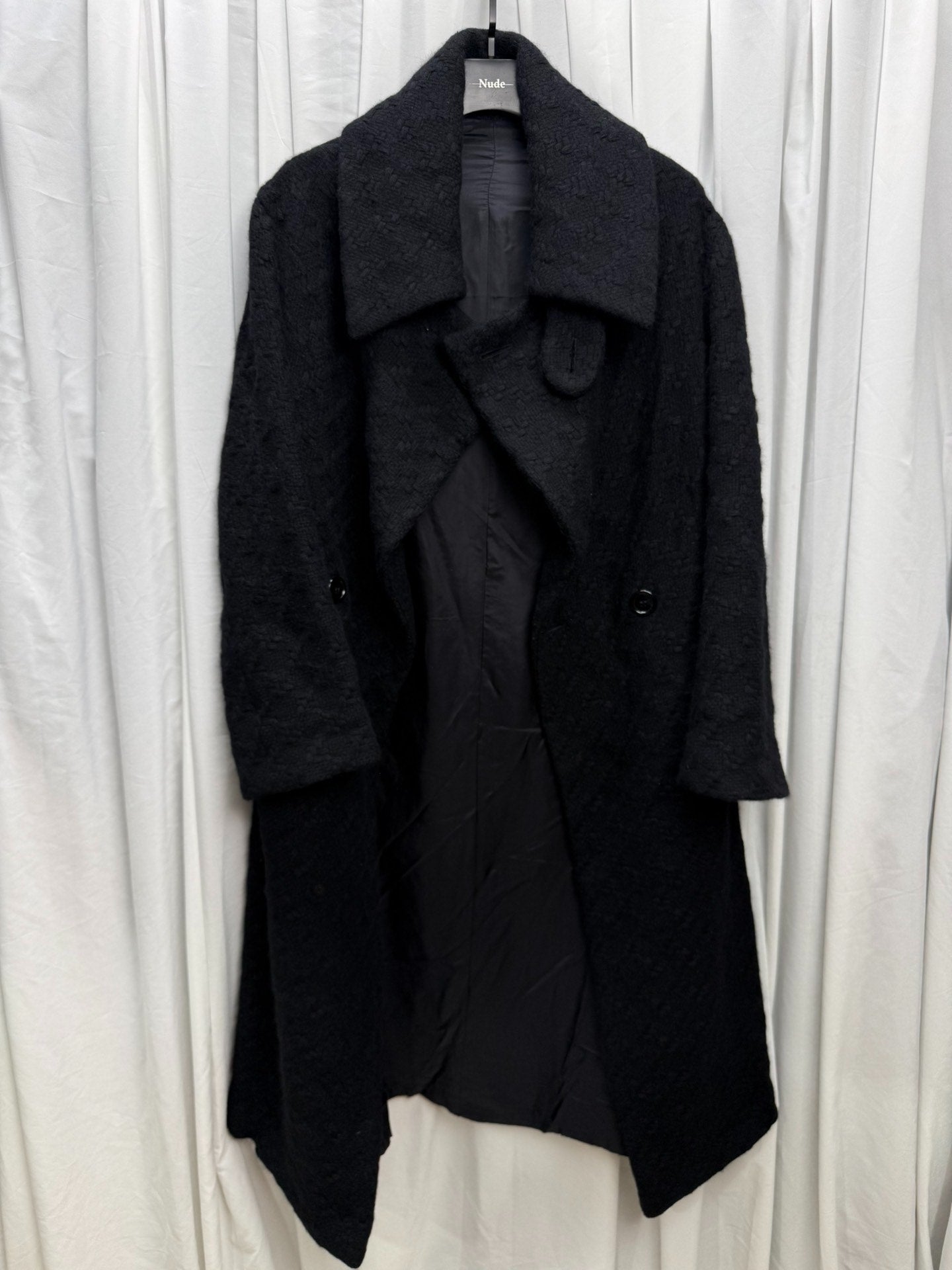 Yohji Yamamoto Mainline Chunky Wool Coat