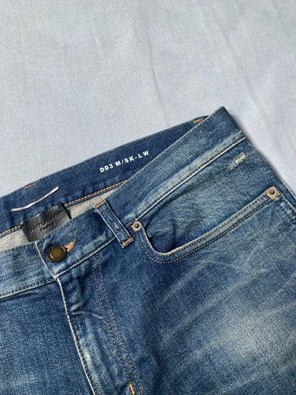 Saint Laurent Hedi Slimane Ripped Jeans