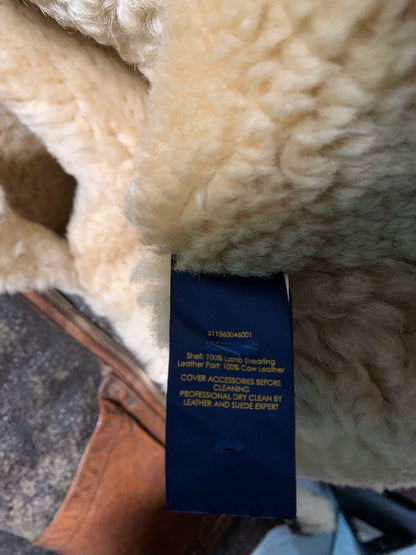 rl polo ralph lauren shearling jacket