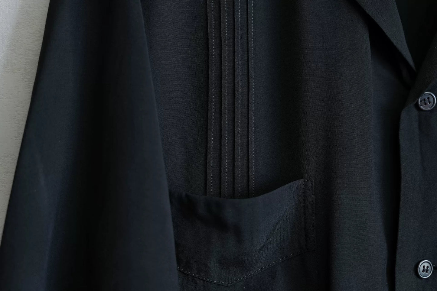 Yohji Yamamoto Silk Blend Short Sleeve Shirt