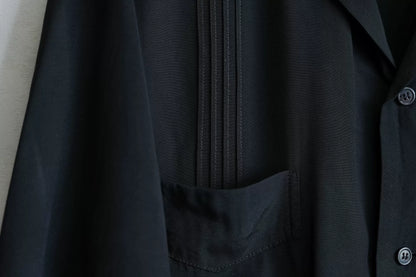 Yohji Yamamoto Silk Blend Short Sleeve Shirt