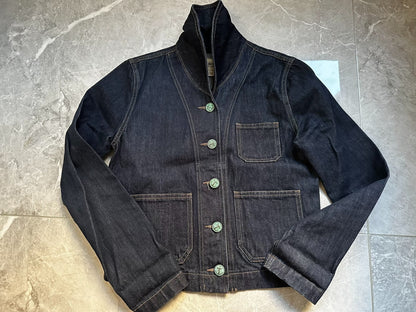 Ralph Lauren Heavyweight Raw Denim Shawl Collar Jacket