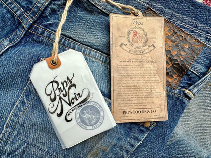 Prps Noir Heavy Washed Distressed Jeans