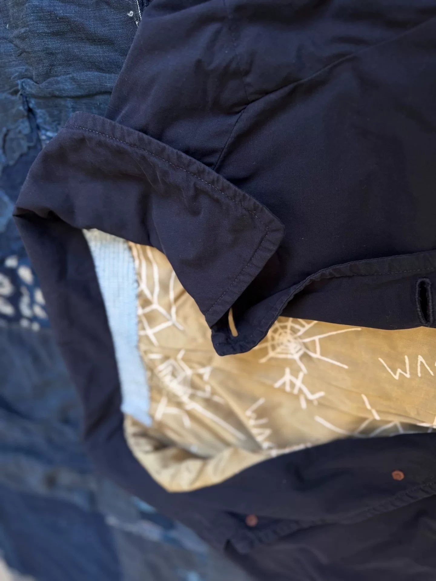 VISVIM 19AW NAPIER DRIVING COAT Spider Web