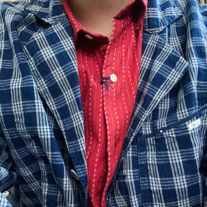 Porter Classic Happy Red Short Sleeve Shirt