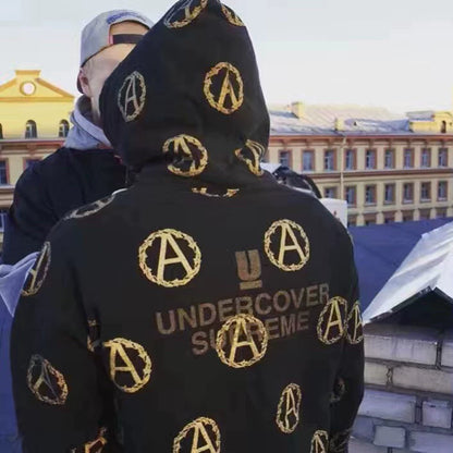 supreme x undercover anarchy hoodie medium