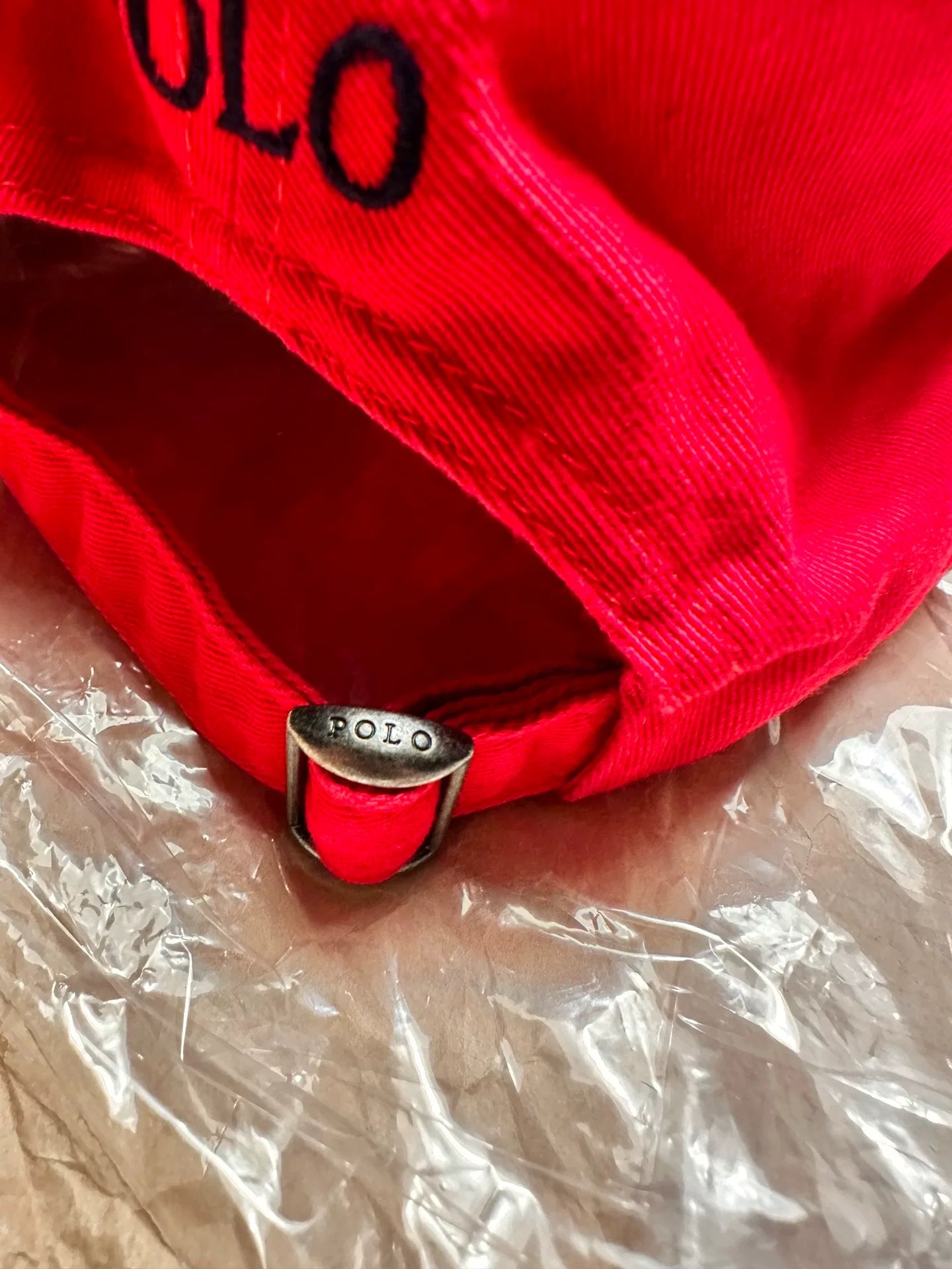 Ralph Lauren Unisex Classic Red Cotton Cap